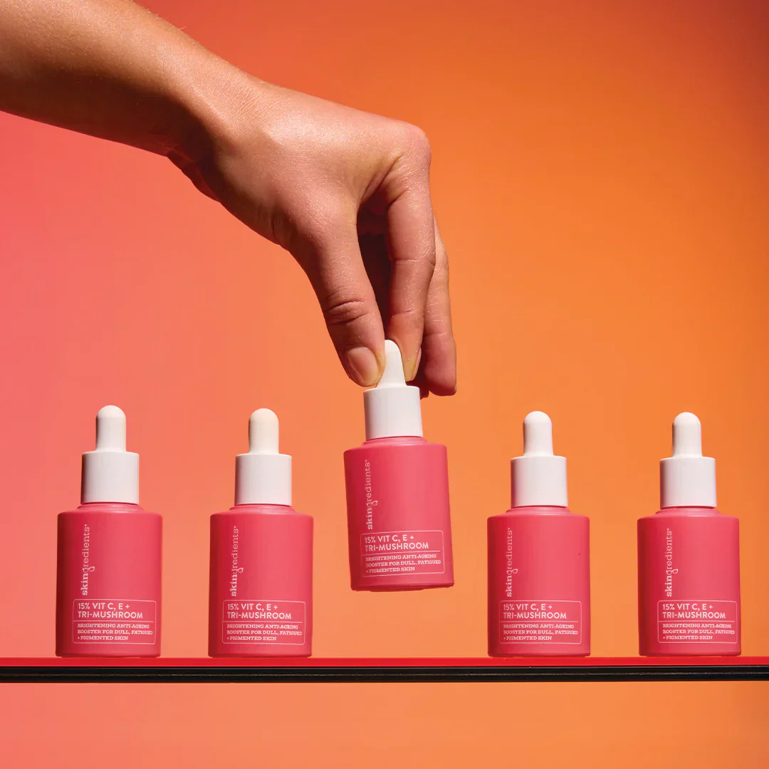 Skingredients 15% Vitamin C, E & Tri-Mushroom 30ml - Image 3