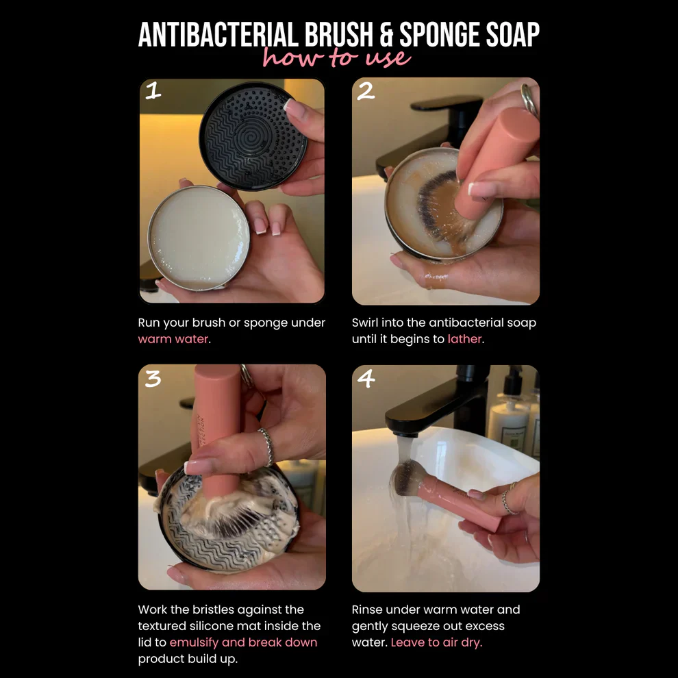 By Caitlyn Antibacterial Lemon Brush Soap - Image 3