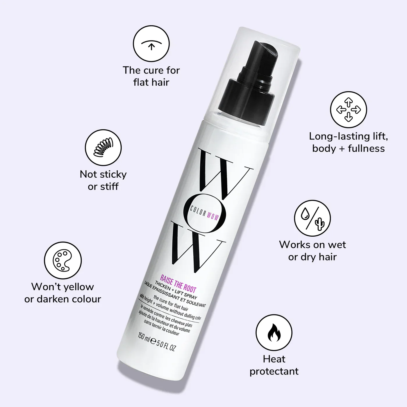 Color Wow Raise the Root Thicken + Lift Spray 150ml - Image 2
