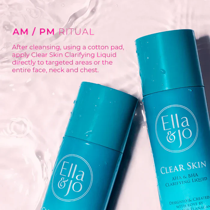 Ella & Jo Clear Skin - AHA & BHA Clarifying Liquid - Image 3