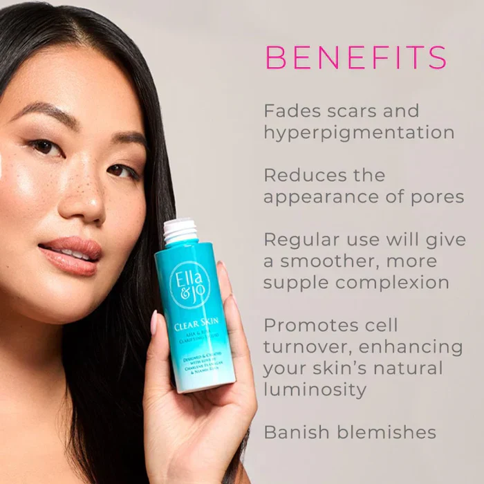Ella & Jo Clear Skin - AHA & BHA Clarifying Liquid - Image 5