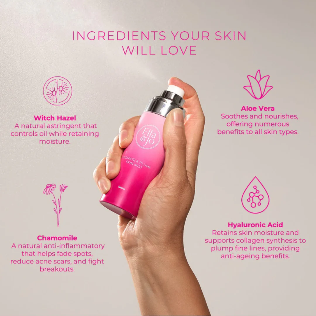 Ella & Jo Hydrate & Plump Skin Mist - Reset - Image 3