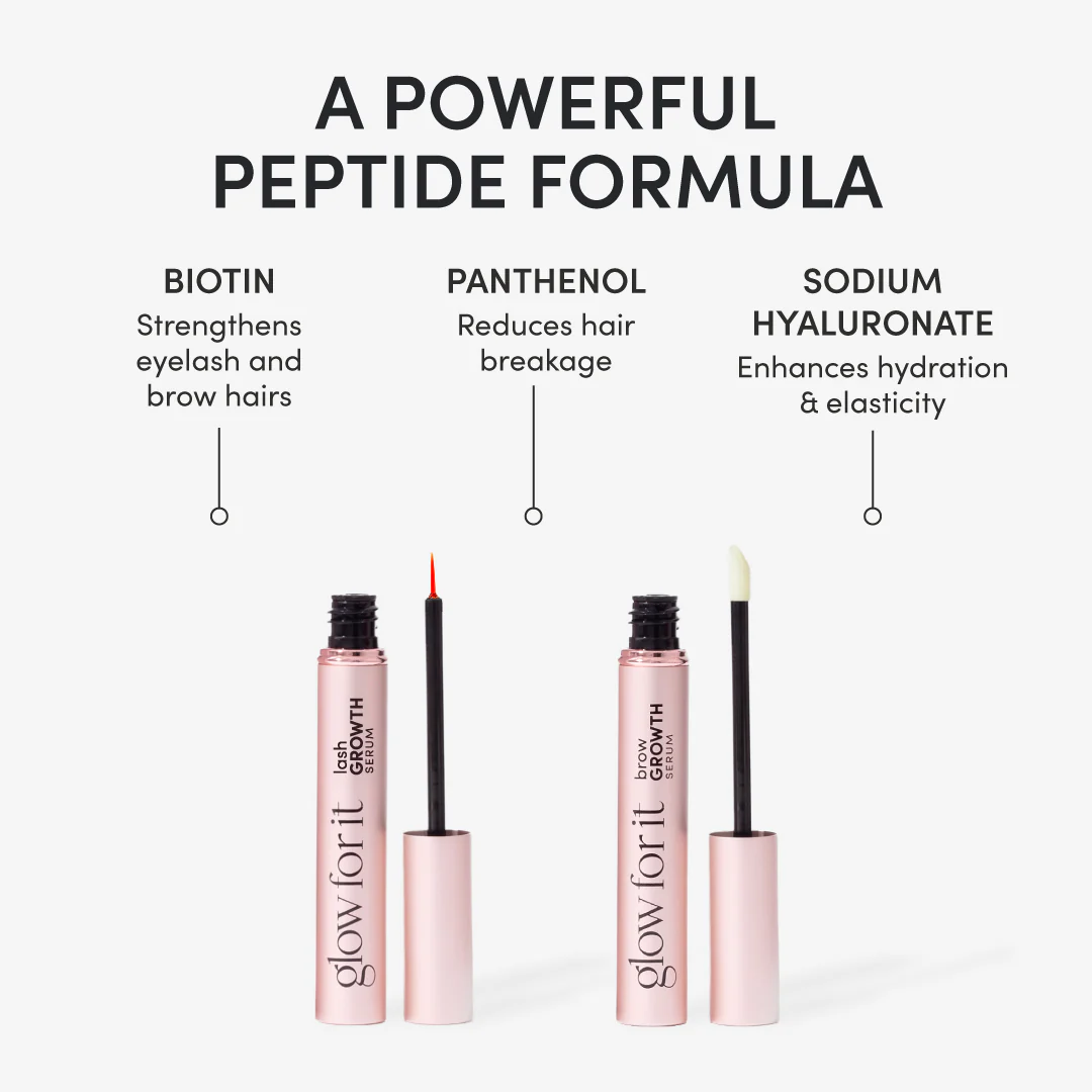 Glow For It Mini Lash + Brow Growth Serum Set - Image 7