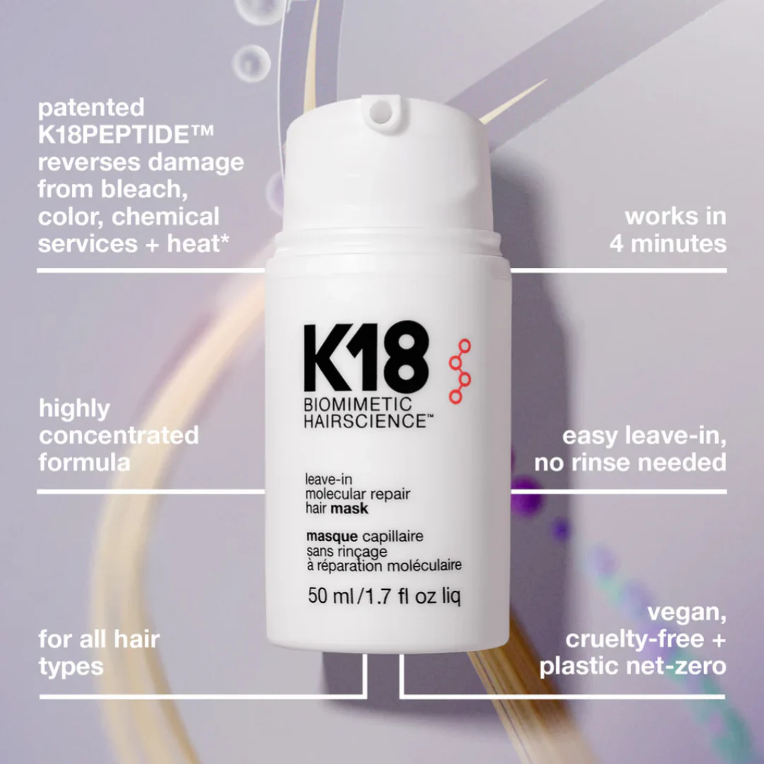 K18 Leave In Molecular Repair Hair Mask 50ml - Image 2