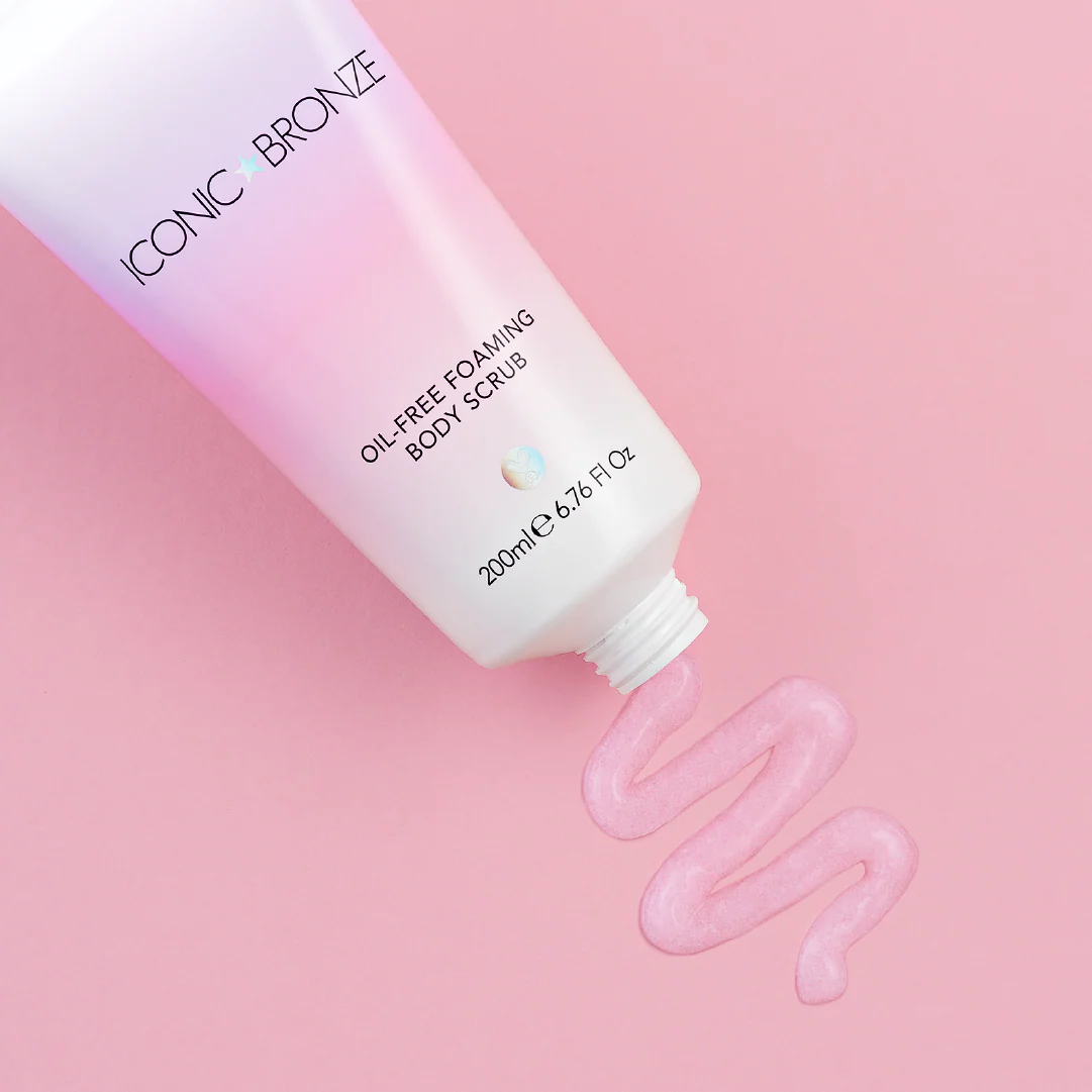 Iconic Bronze Oil-Free Foaming Body Scrub - Image 2