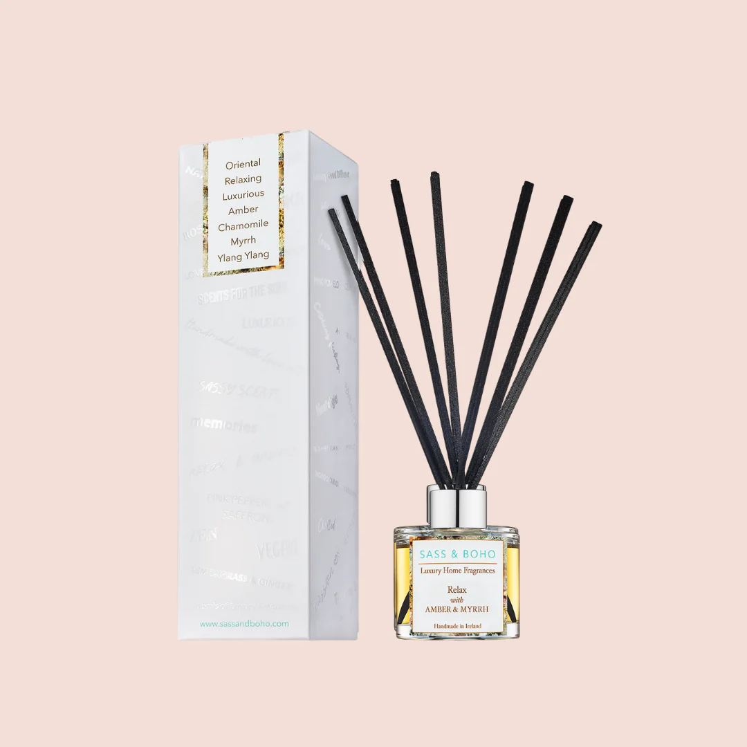 Sass & Boho Amber & Myrrh Intense Reed Diffuser